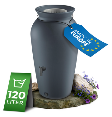 Regentonne 120 Liter Dropcatcher Tongefäß-Design – YourCasa