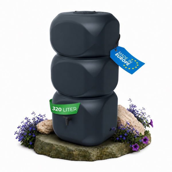 Aqua Block Regentonne 320-350 Liter – Detailansicht YourCasa