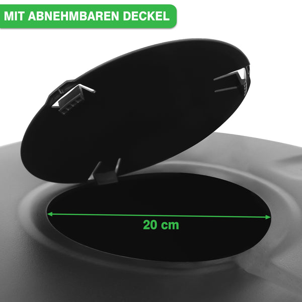 Regentonne 700 & 1000 Liter – Schlanker Wandtank für maximale Wasserspeicherung