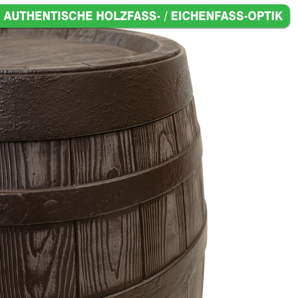 Regentonne 250/430 Liter [Barrel] – Eichenfassoptik