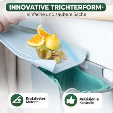 Schneidebrett Küche rutschfest spülmaschinenfest Trichterform – YourCasa
