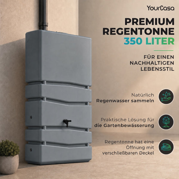 Regentonne Aqua Silo 350, 450 und 650 Liter