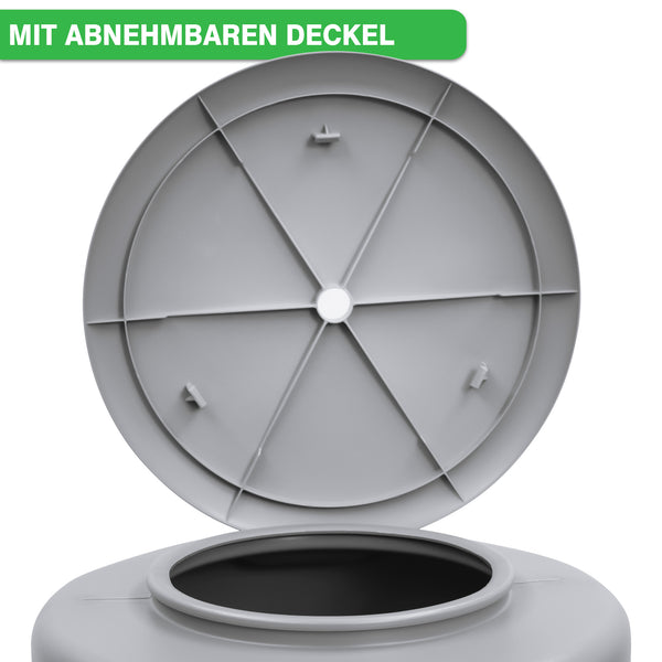 YourCasa Regentonne [RainBell] mit Standfuß, Deckel & Wasserhahn von yourcisade.com.