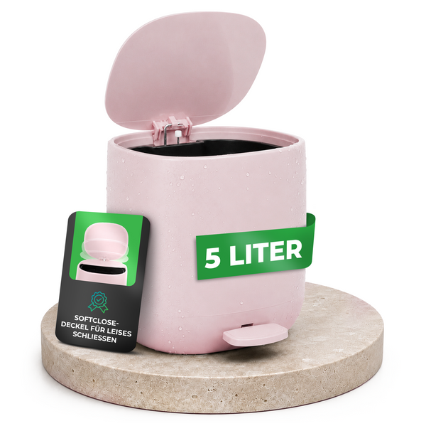 Mülleimer Bad 5L – Farbvariante für dezentes Badezimmer-Design