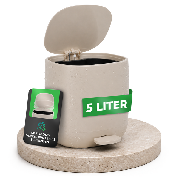 Mülleimer Bad 5L – moderner Kosmetikeimer fürs Bad