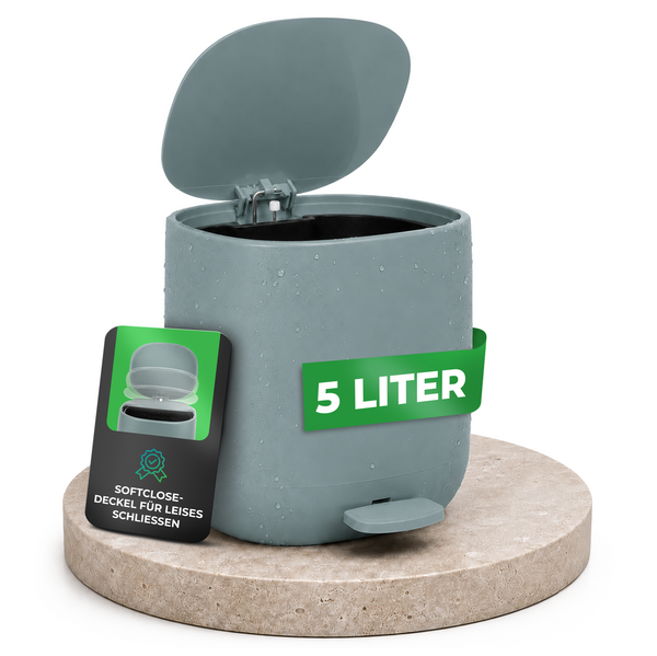 Mülleimer Bad 5L – schlichter Badmülleimer für kleine Räume