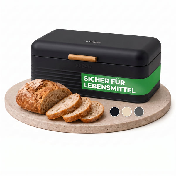 Skani Brotkasten Metall Retro Bambus – YourCasa