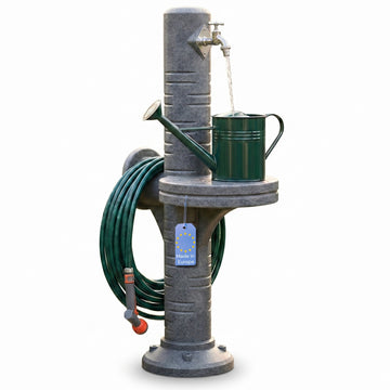 Wassersäule Garten AquaPost mit Chromhahn und Schlauchhalterung – YourCasa