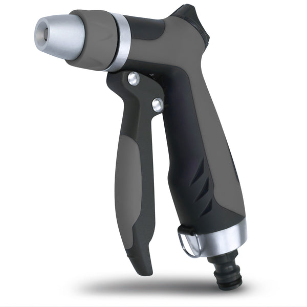 Gartenspritze Aluminium Detailansicht Griff und Düse – YourCasa