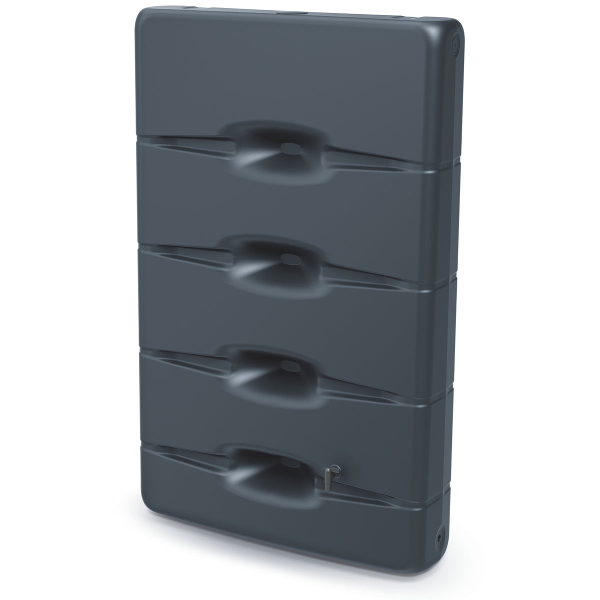 Aqua Wall Regentonne 400L Wandtank Anthrazit Detailansicht – YourCasa