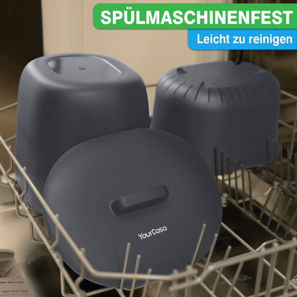 Biomüll Behälter spülmaschinenfest Komposteimer leicht zu reinigen