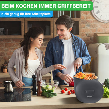 Biomülleimer Küche beim Kochen griffbereit Komposteimer für Bioabfälle