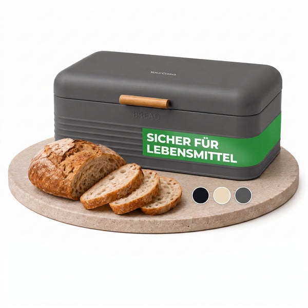 Skani Brotkasten Metall Retro Bambus – YourCasa