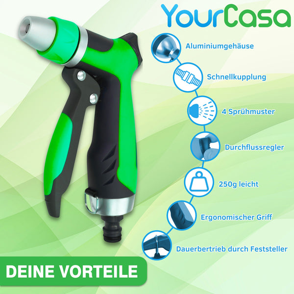 Gartenbrause aus Aluminiumgehäuse – Gartenspritze