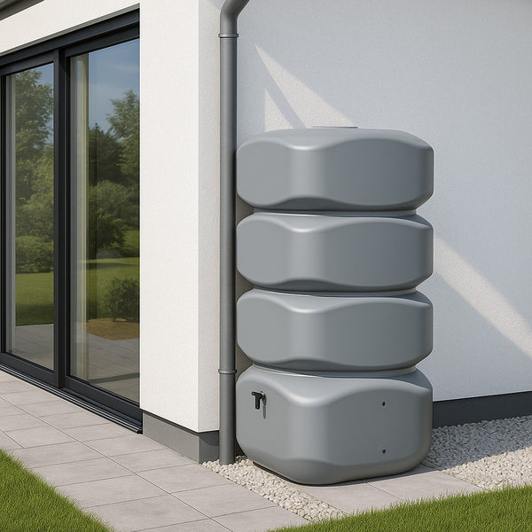 Wandtank Regentonne 700L Grau Garten – YourCasa