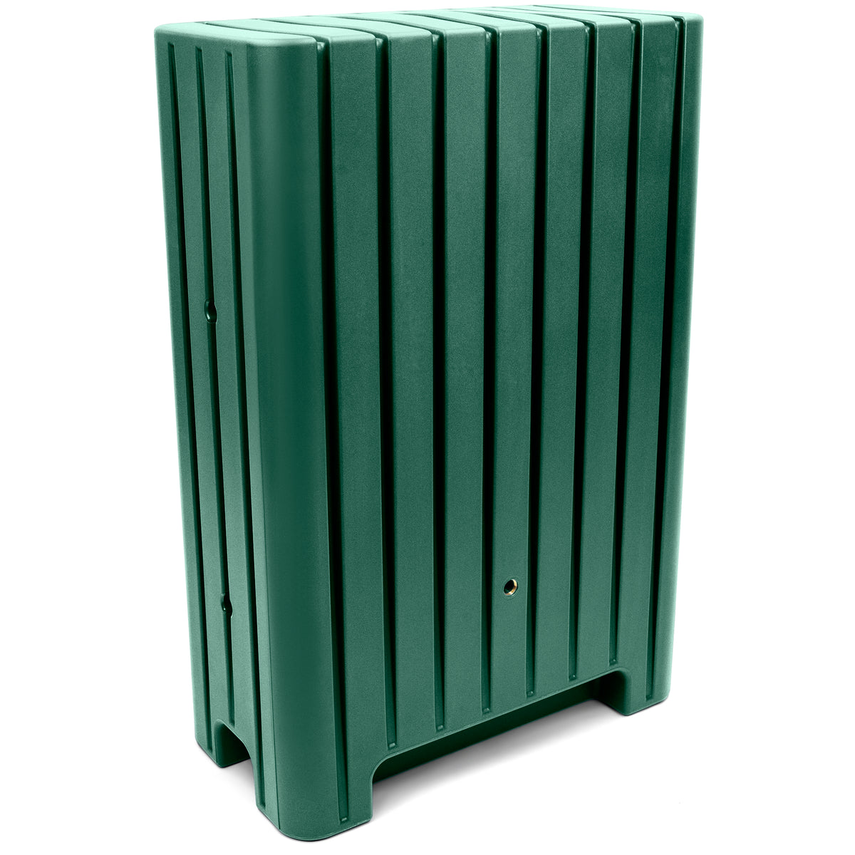 Vertikaler grüner Kunststoff YourCasa Regentonne 280 Liter [UrbanElegance] Outdoor Mülleimer mit Rippendesign und Rotationsverfahren von yourcisade.com.