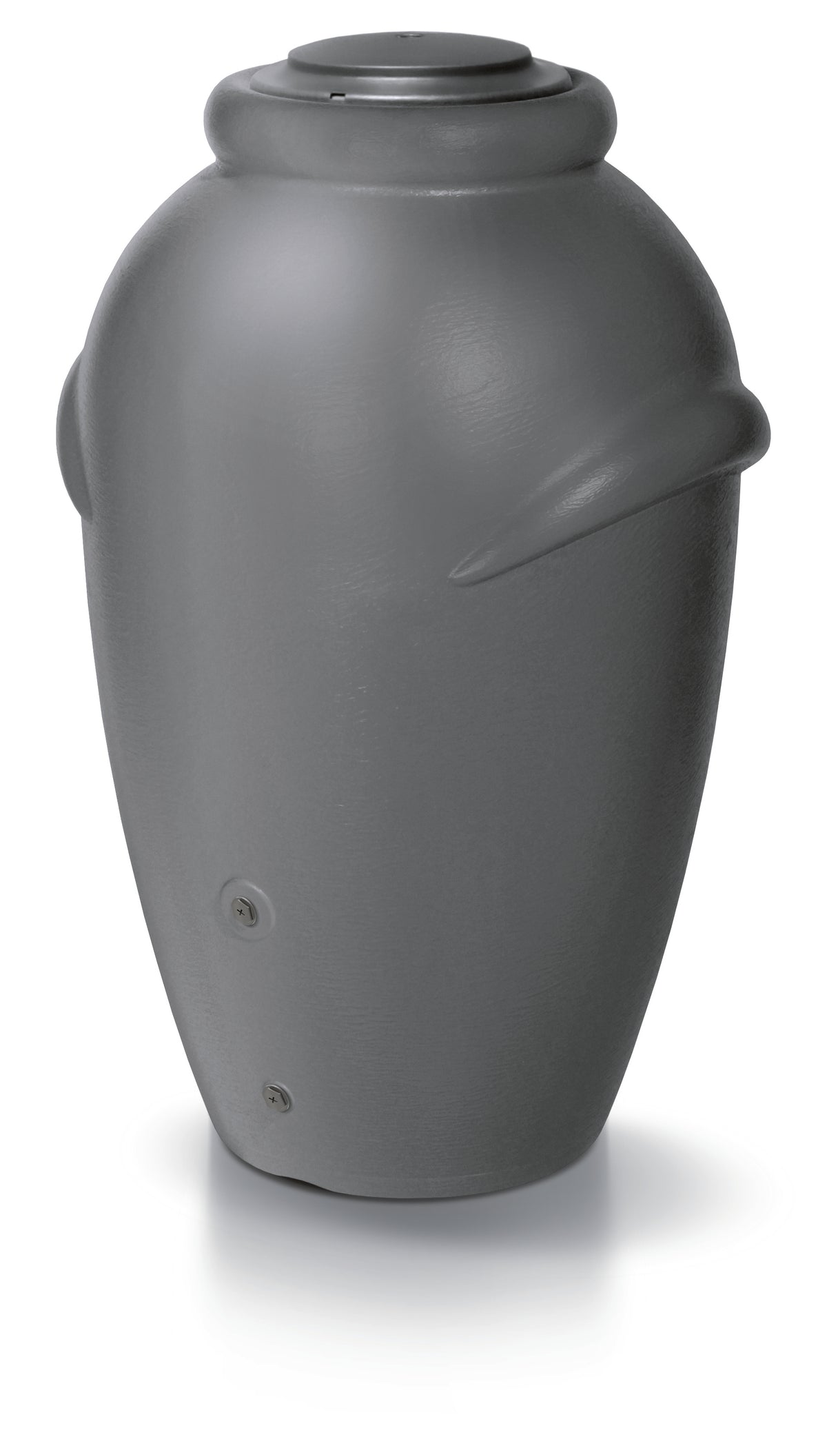 Mattschwarze Urne mit einem eleganten, modernen Regentonne 210/360/440 Liter – Amphore Design Wassertank von yourcisade.com.